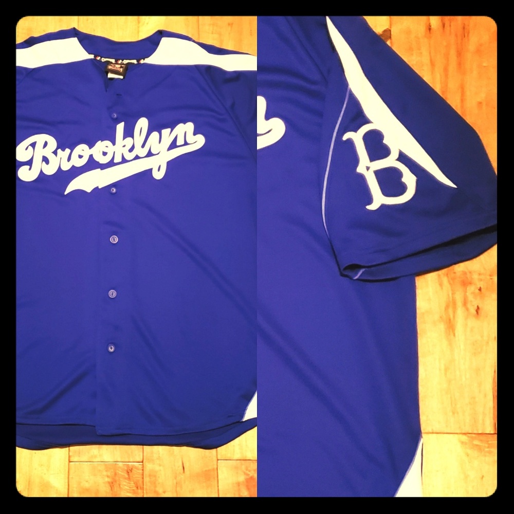 Throw back Brooklyn Dodger jersey